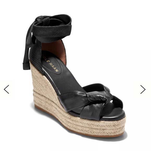NEW $170 Cole Haan x Anthropologie Hampton Platform wedge sandals women size 6.5 - Picture 1 of 12